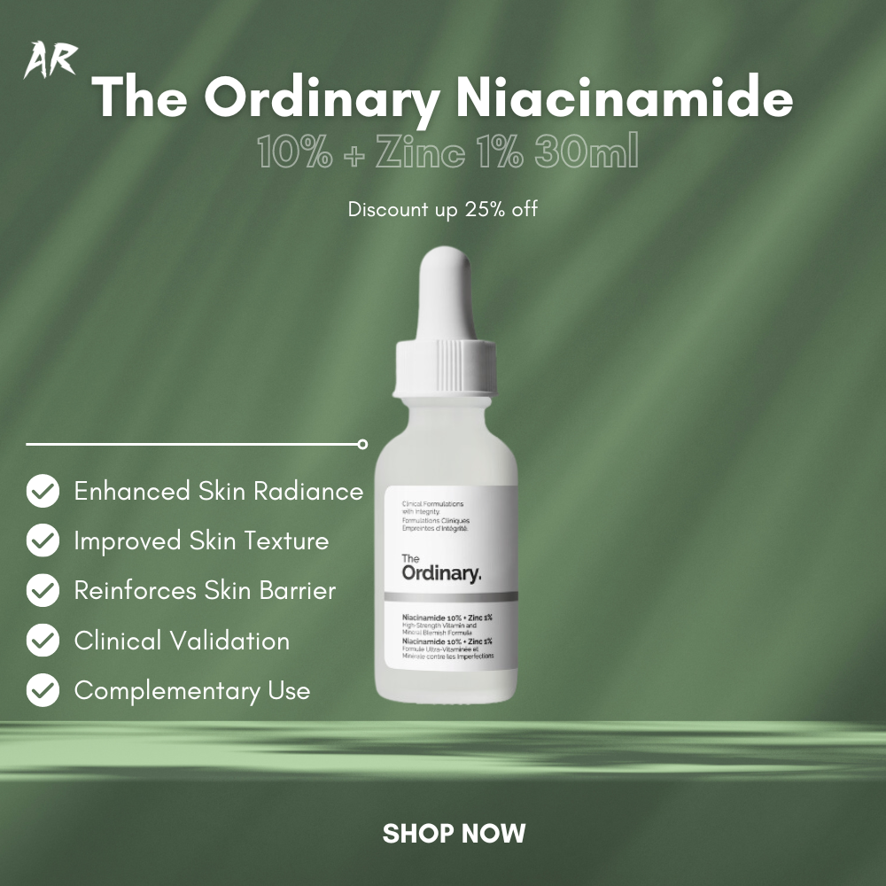 The Ordinary Niacinamide 10% + Zinc 1% - aero revive 