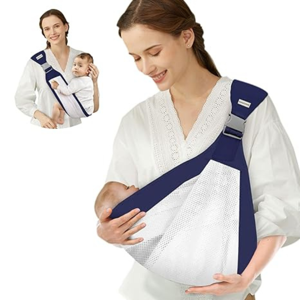 Ergonomic Baby Sling  Comfortable One-Shoulder Polyester Carrier