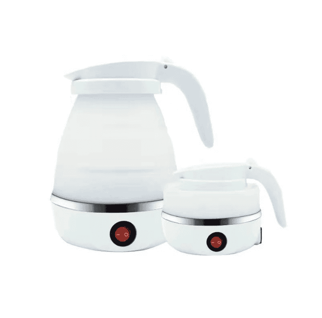 "Foldable Electric Kettle: Portable Teapot for Travel & Home - 600ml"